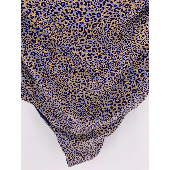 NWOT SEAFOLLY US 10 DD One Piece Swimsuit Orange Blue Animal Print - Picture 8 of 14